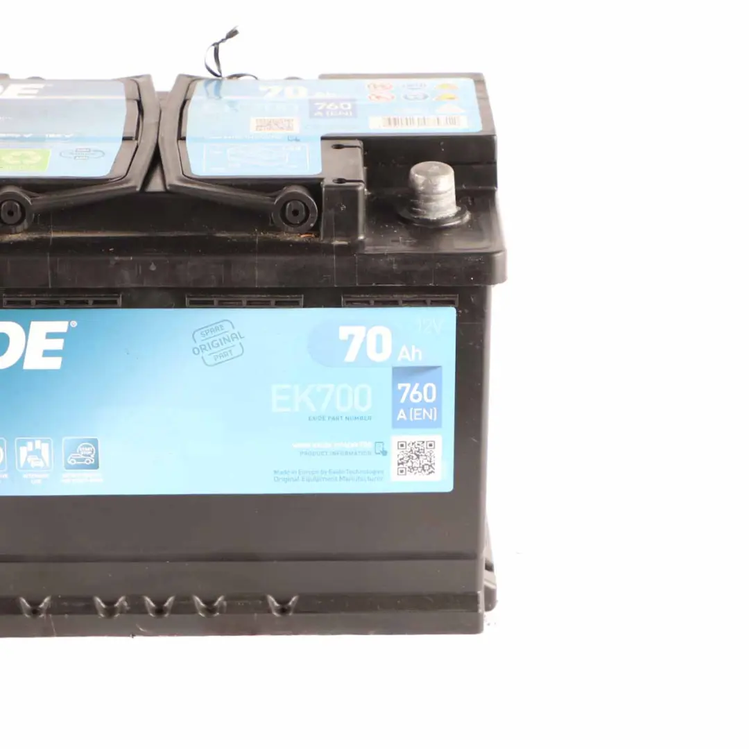 Exide Battery AGM EK700 70Ah 760A Accumulator to with Part number Exide AGM 70Ah Exide Battery AGM EK700 70Ah 760A Accumulator - SKU EXIDE-AGM-70AH - Part number Exide AGM 70Ah