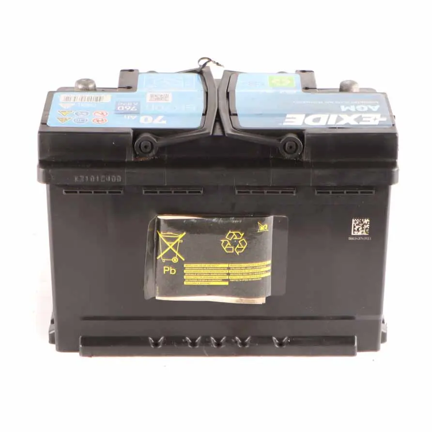  Exide Battery AGM EK700 70Ah 760A Accumulator - SKU EXIDE-AGM-70AH - Part number Exide AGM 70Ah 