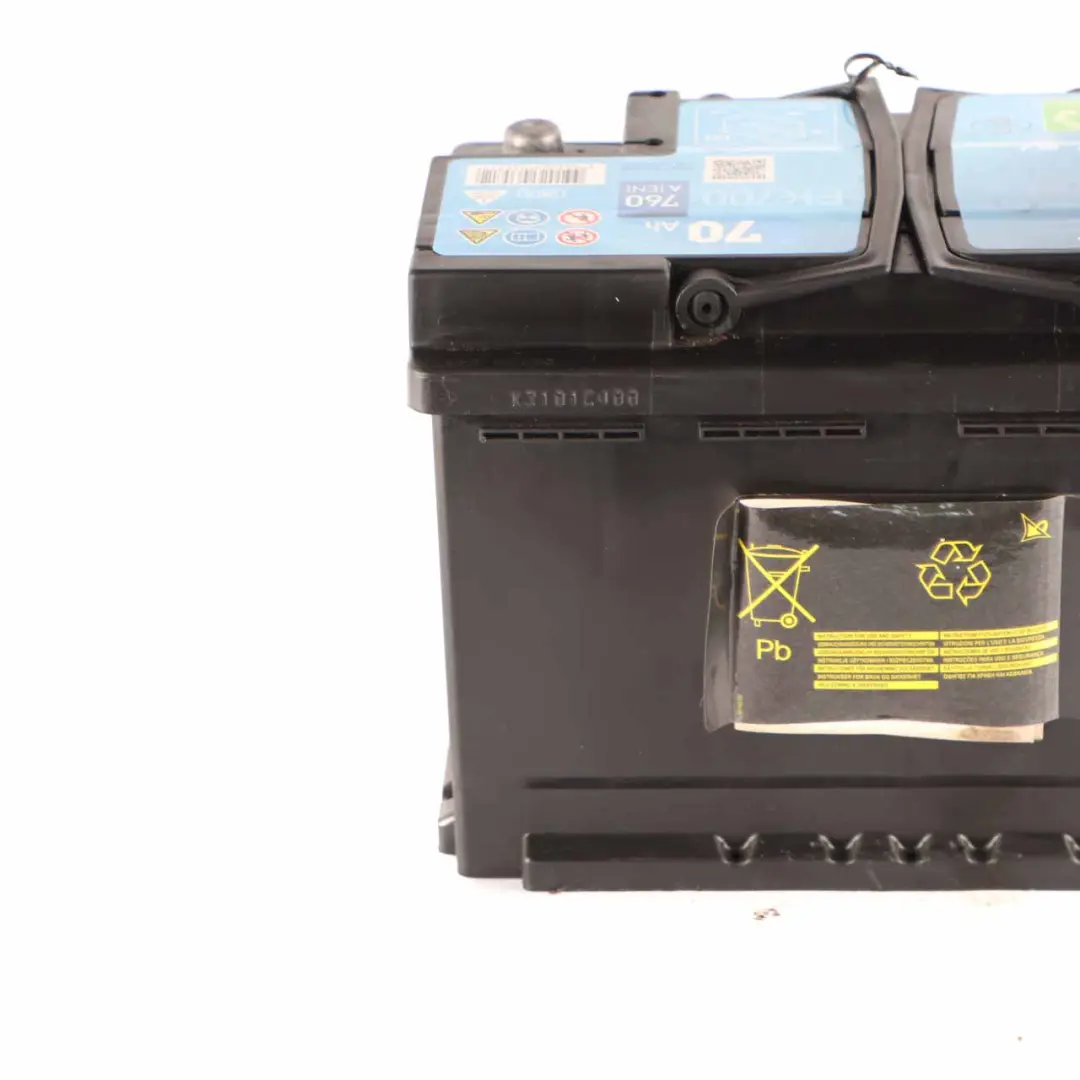  Exide Battery AGM EK700 70Ah 760A Accumulator - SKU EXIDE-AGM-70AH - Part number Exide AGM 70Ah 