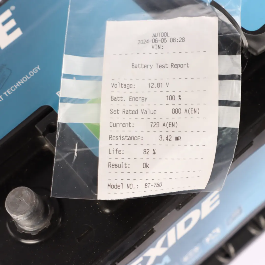  Exide Battery Start Stop AGM EK800 80Ah 800A Accumulator - SKU Exide AGM 80Ah - Part number Exide AGM 80Ah