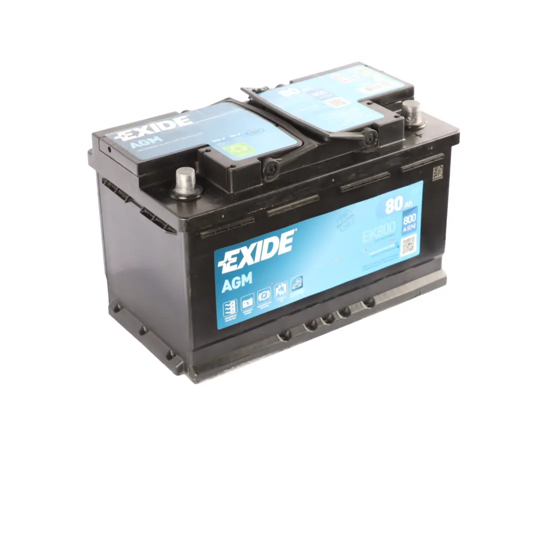  Exide Battery Start Stop AGM EK800 80Ah 800A Accumulator - SKU Exide AGM 80Ah - Part number Exide AGM 80Ah
