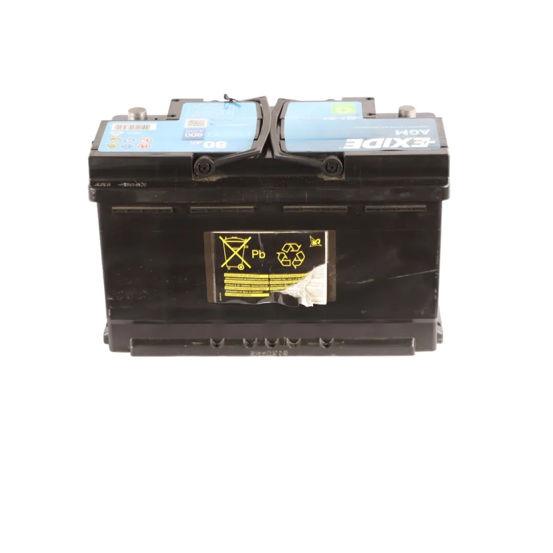Exide Battery Start Stop AGM EK800 80Ah 800A Accumulator to with Part number Exide AGM 80Ah Exide Battery Start Stop AGM EK800 80Ah 800A Accumulator - SKU Exide AGM 80Ah - Part number Exide AGM 80Ah