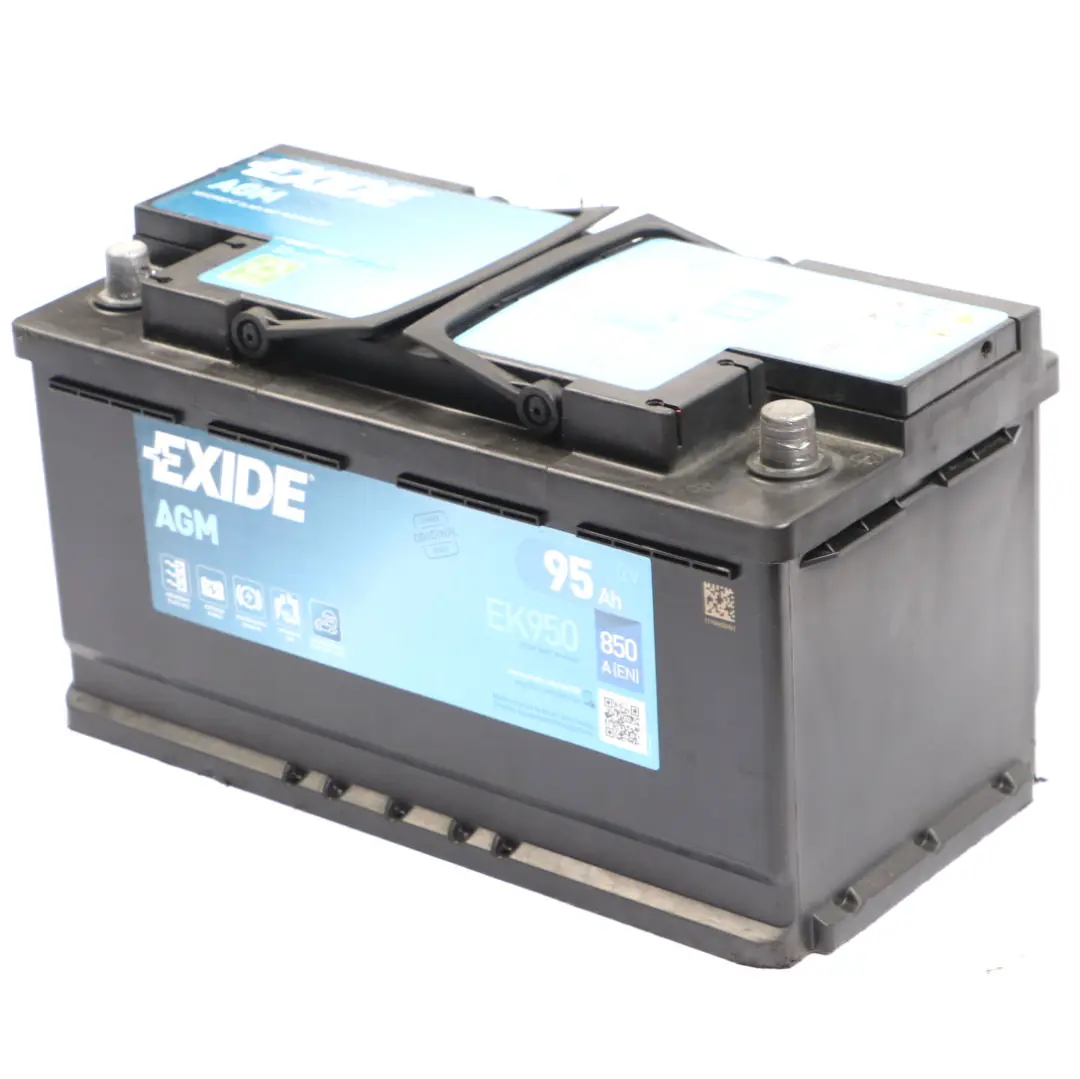  Exide Battery Start Stop AGM EK950 95Ah 850A Accumulator - SKU EXIDE-AGM-95AH - Part number Exide AGM 95Ah