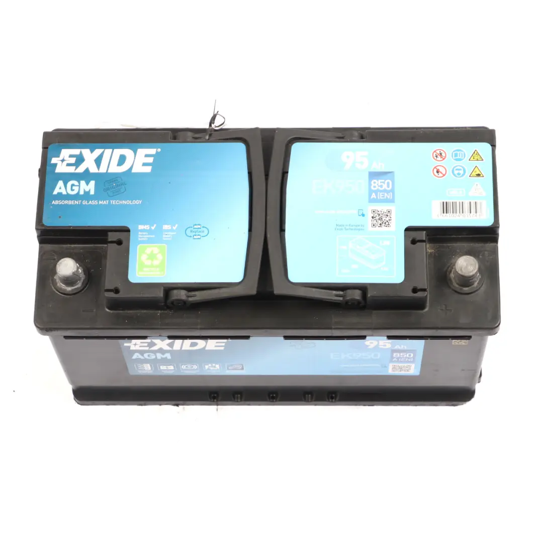  Exide Battery Start Stop AGM EK950 95Ah 850A Accumulator - SKU EXIDE-AGM-95AH - Part number Exide AGM 95Ah