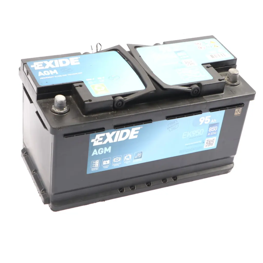  Exide Battery Start Stop AGM EK950 95Ah 850A Accumulator - SKU EXIDE-AGM-95AH - Part number Exide AGM 95Ah