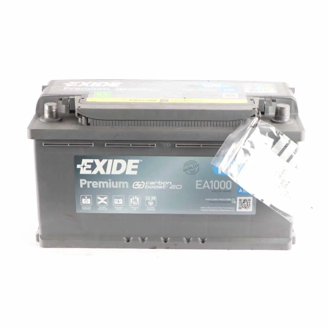 Exide Battery Carbon Boost 2.0 EB620 100Ah 900A Accumulator EA1000