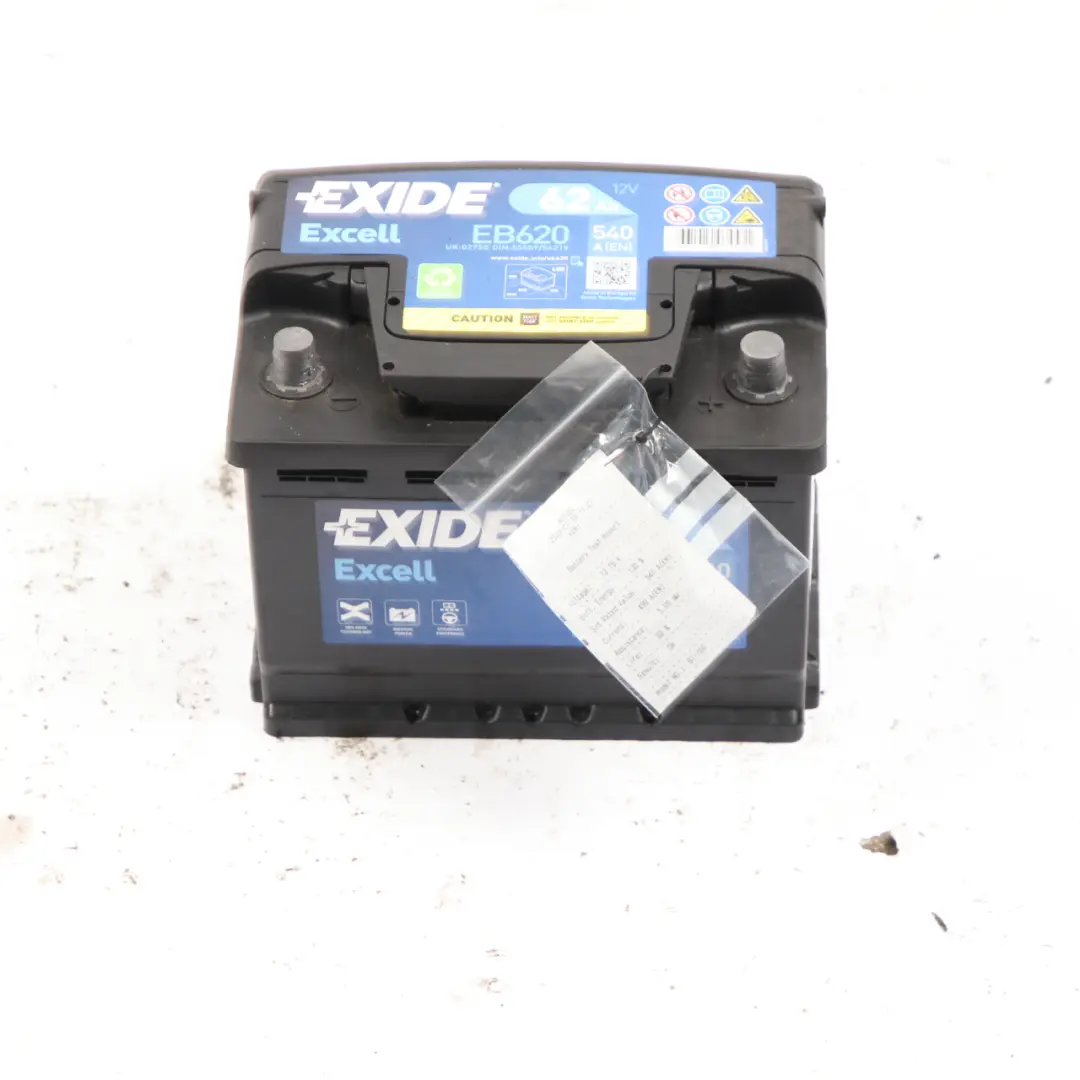 Exide Battery Excell EB620 62Ah 540A Accumulator to with Part number Exide Excell 62Ah Exide Battery Excell EB620 62Ah 540A Accumulator - SKU Exide Excell 62Ah - Part number Exide Excell 62Ah