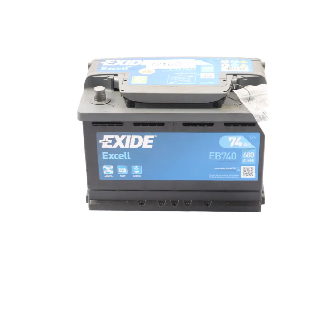  Exide Battery Excell EB740 74Ah 780A Accumulator - SKU Exide Excell 74Ah - Part number Exide Excell 80Ah