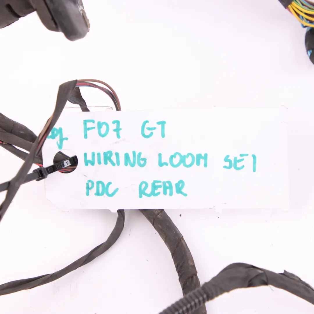 Bumper Wiring Loom PDC Harness Parking Sensor to BMW F07 GT Rear with Part number F07 GT Rear Wiring Loom PDC BMW F07 GT Rear Bumper Wiring Loom PDC Harness Parking Sensor - SKU F07 GT Rear Wiring Loom PDC - Part number F07 GT Rear Wiring Loom PDC