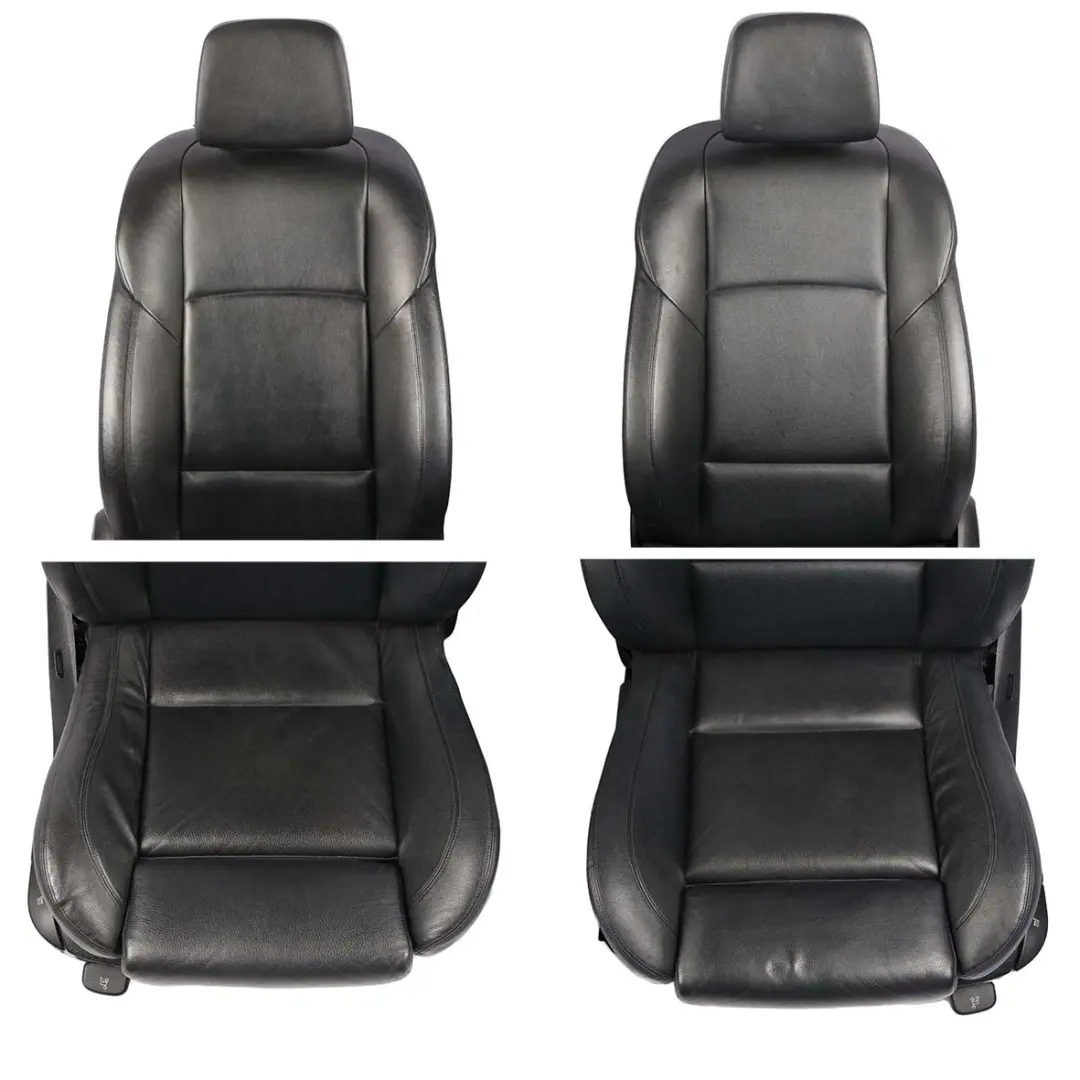BMW Saloon Heated M Sport Black Leather Interior Seats Seat with Door Cards - SKU F10 Black Leather Seats - Part number F10