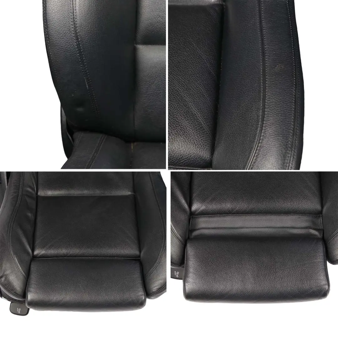 BMW Saloon Heated M Sport Black Leather Interior Seats Seat with Door Cards - SKU F10 Black Leather Seats - Part number F10