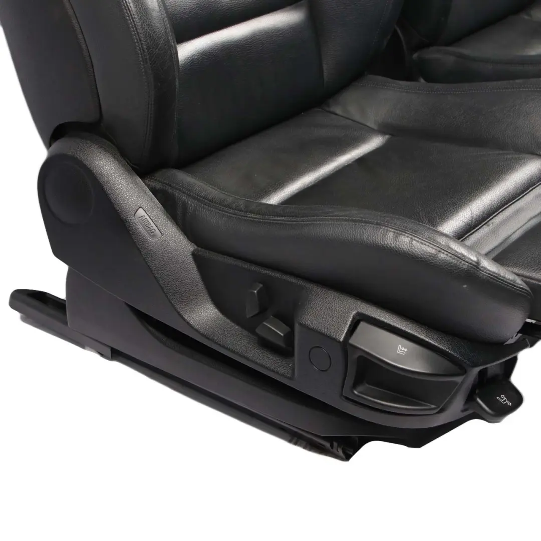 BMW Saloon Heated M Sport Black Leather Interior Seats Seat with Door Cards - SKU F10 Black Leather Seats - Part number F10