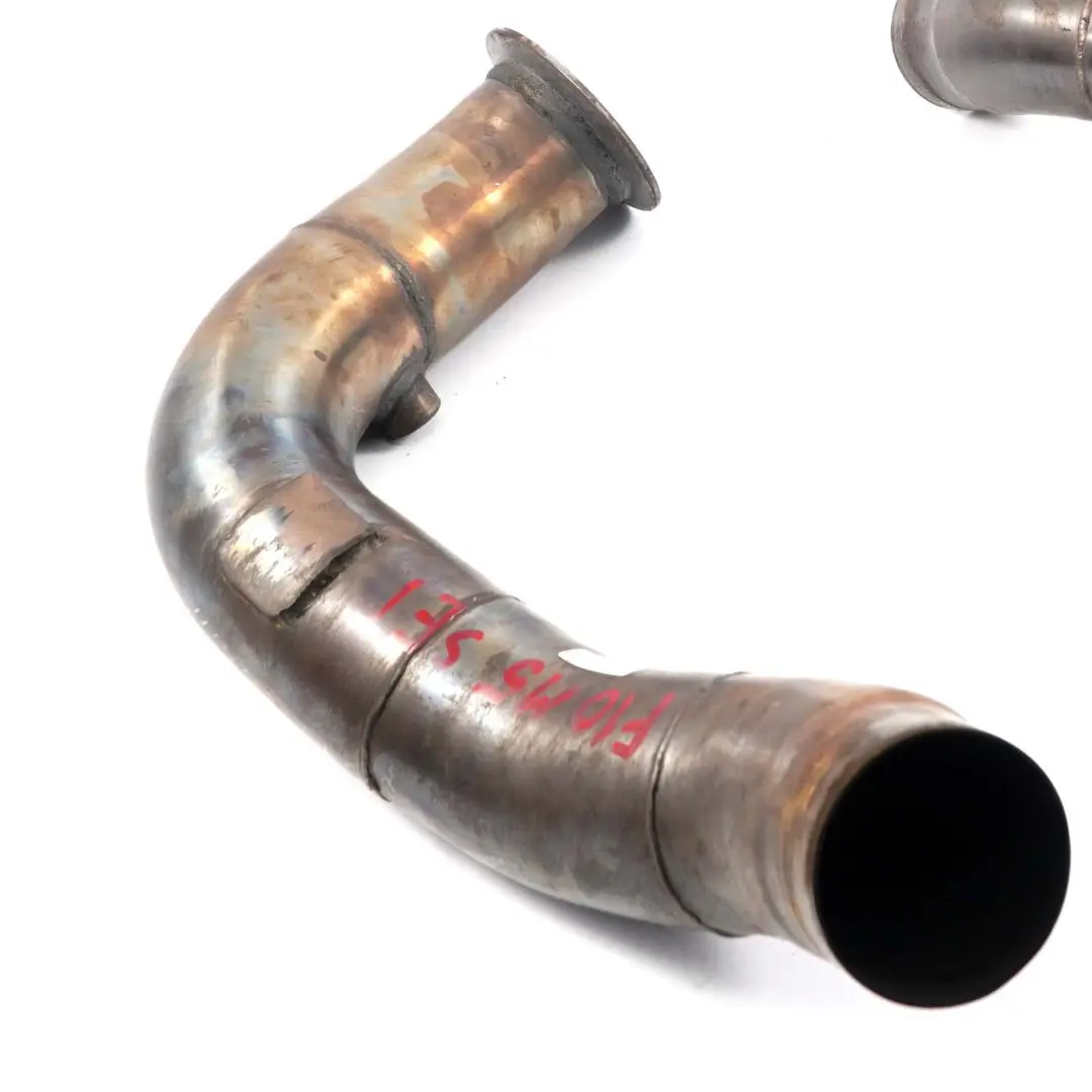 S63N Exhaust Decat Catless Downpipe Pipes Set to BMW F10 M5 F12 F13 M6 with Part number F10 M5 Downpipe BMW F10 M5 F12 F13 M6 S63N Exhaust Decat Catless Downpipe Pipes Set - SKU F10 M5 Downpipe - Part number F10 M5 Downpipe