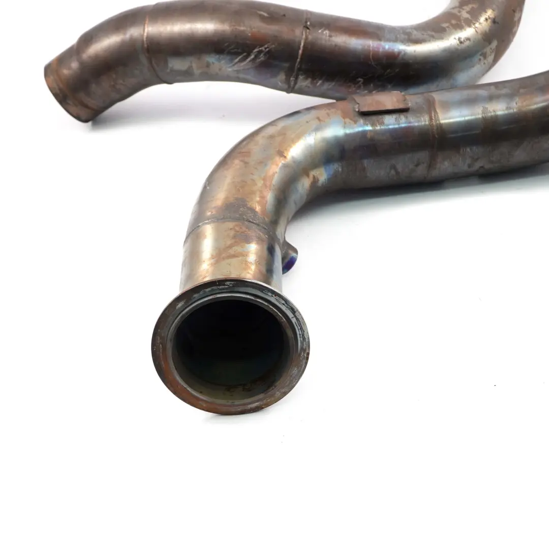 BMW F10 M5 F12 F13 M6 S63N Exhaust Decat Catless Downpipe Pipes Set - SKU F10 M5 Downpipe - Part number F10 M5 Downpipe