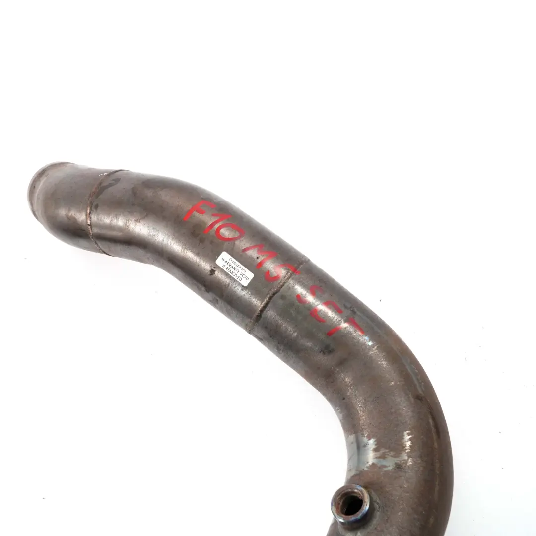 S63N Decat Catless Downpipe Set für BMW F10 M5 F12 F13 M6 mit Teilenummer F10 M5 Downpipe BMW F10 M5 F12 F13 M6 S63N Decat Catless Downpipe Set - SKU F10 M5 Downpipe - Teilenummer F10 M5 Downpipe