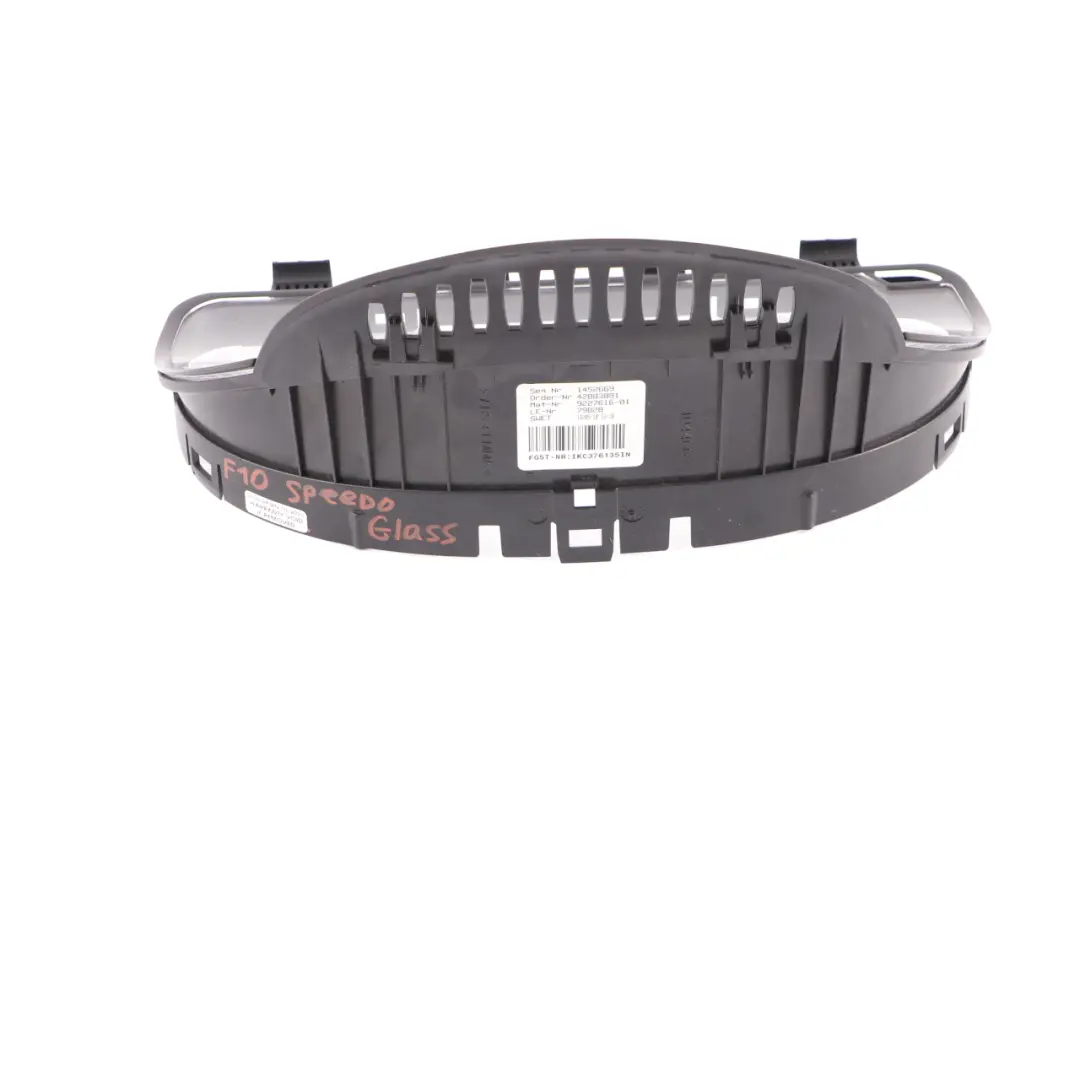 BMW F10 F11 Kombi Instrument Tacho Uhren Meter Glasabdeckung Trim Surround - SKU F10-Speedo-Glass - Teilenummer F10 Speedo Glass