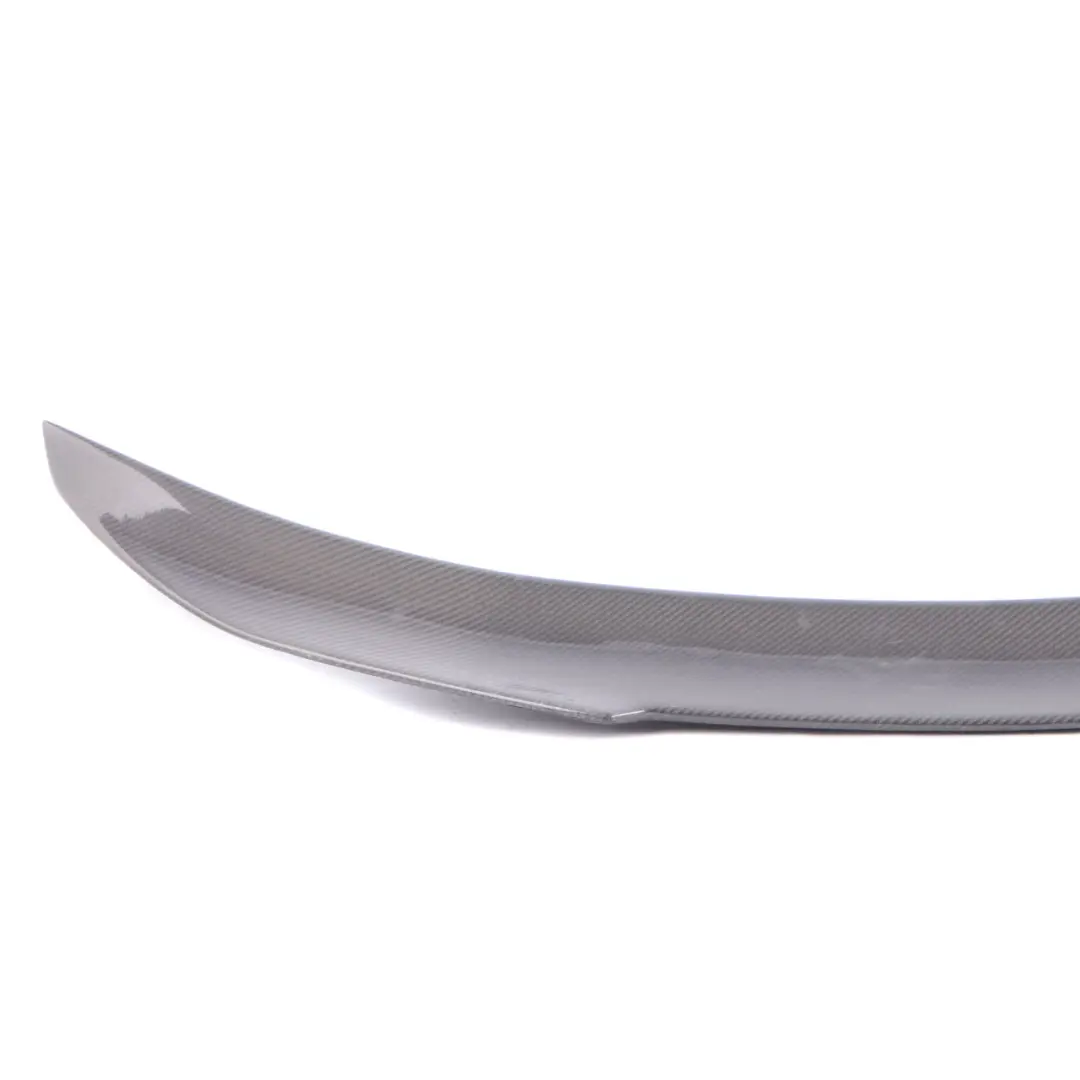 Spoiler Boot Trunk Lid Trim Panel M Performance Look Carbon to BMW F10 Rear with Part number F10 Spoiler Carbon BMW F10 Rear Spoiler Boot Trunk Lid Trim Panel M Performance Look Carbon - SKU F10 Spoiler Carbon - Part number F10 Spoiler Carbon