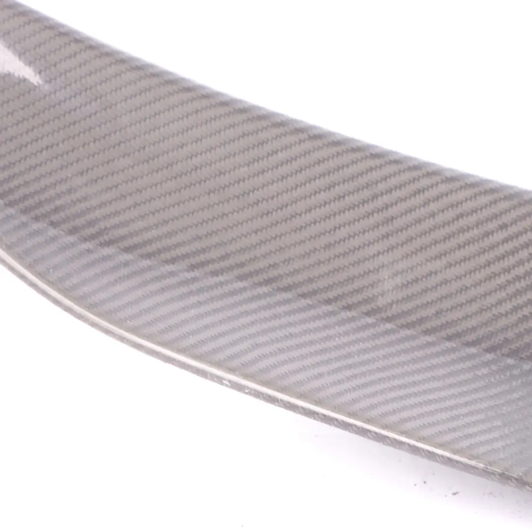 Spoiler Boot Trunk Lid Trim Panel M Performance Look Carbon to BMW F10 Rear with Part number F10 Spoiler Carbon BMW F10 Rear Spoiler Boot Trunk Lid Trim Panel M Performance Look Carbon - SKU F10 Spoiler Carbon - Part number F10 Spoiler Carbon