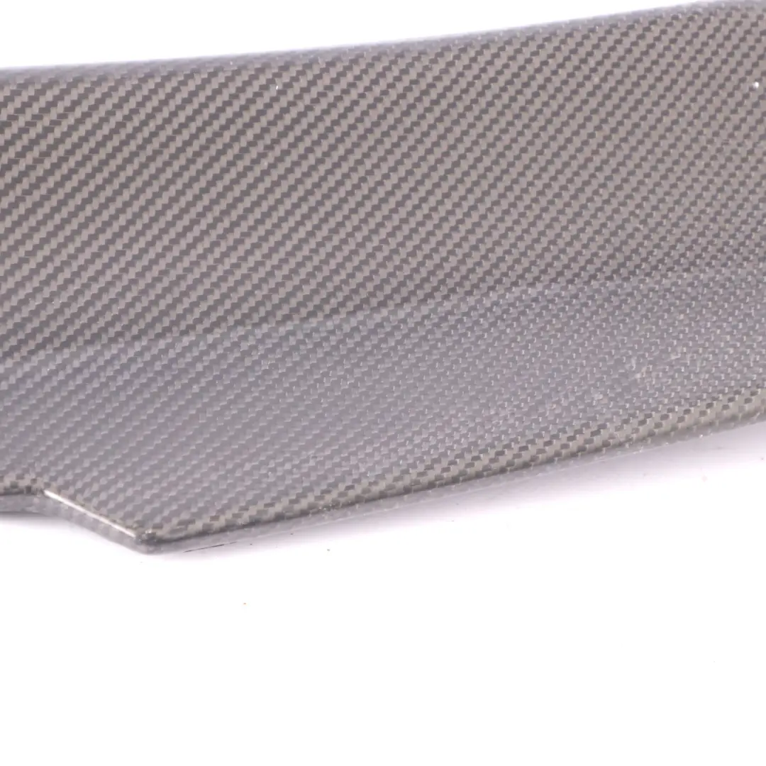 Spoiler Boot Trunk Lid Trim Panel M Performance Look Carbon to BMW F10 Rear with Part number F10 Spoiler Carbon BMW F10 Rear Spoiler Boot Trunk Lid Trim Panel M Performance Look Carbon - SKU F10 Spoiler Carbon - Part number F10 Spoiler Carbon