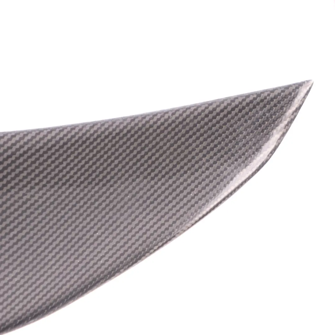 Spoiler Boot Trunk Lid Trim Panel M Performance Look Carbon to BMW F10 Rear with Part number F10 Spoiler Carbon BMW F10 Rear Spoiler Boot Trunk Lid Trim Panel M Performance Look Carbon - SKU F10 Spoiler Carbon - Part number F10 Spoiler Carbon