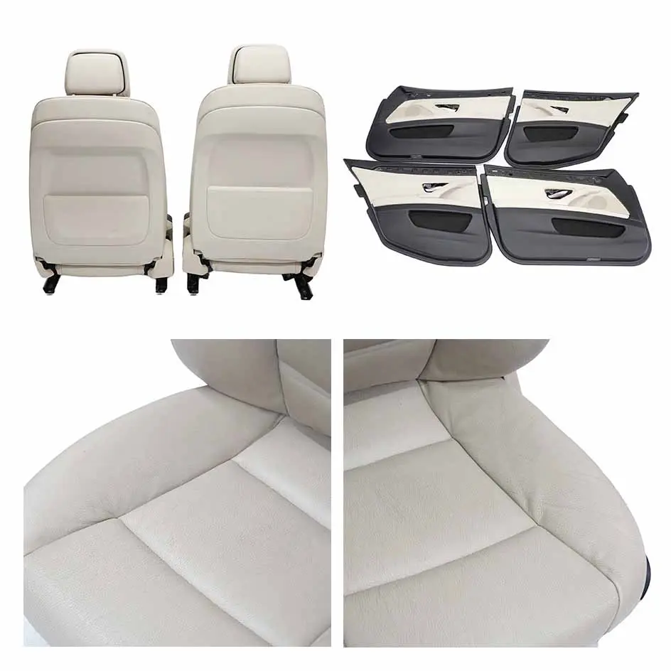 BMW F11 Touring Komplet Foteli Skóra Oyster Dakota - SKU F11 Leather Dakota Oyster Seats (LCCX) - Numer Części F11 Leather Dakota Oyster Seats (LCCX)