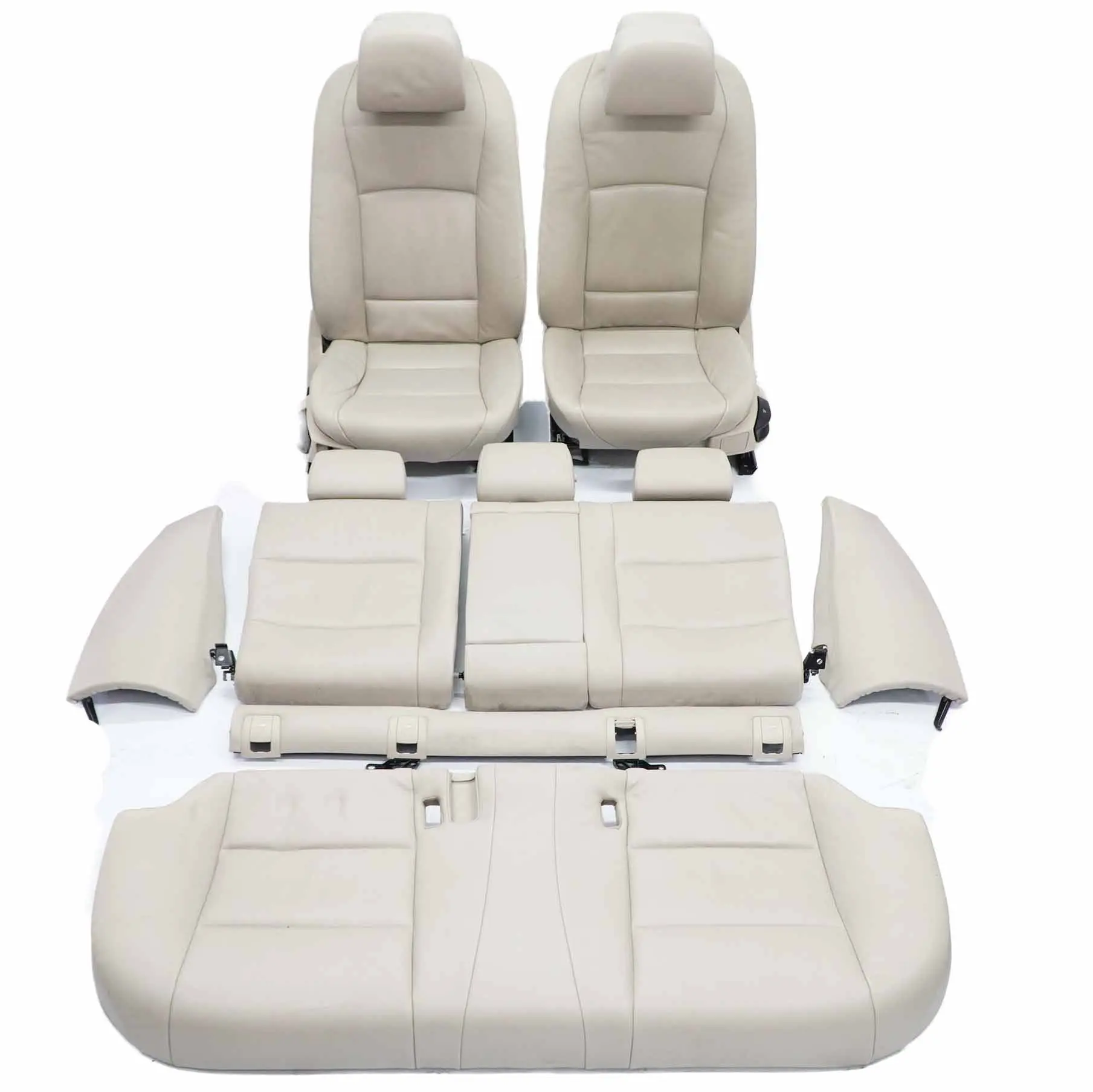 Asientos Cuero BMW F11 Oyster Asiento Delantero Trasero sin Tarjetas Puerta