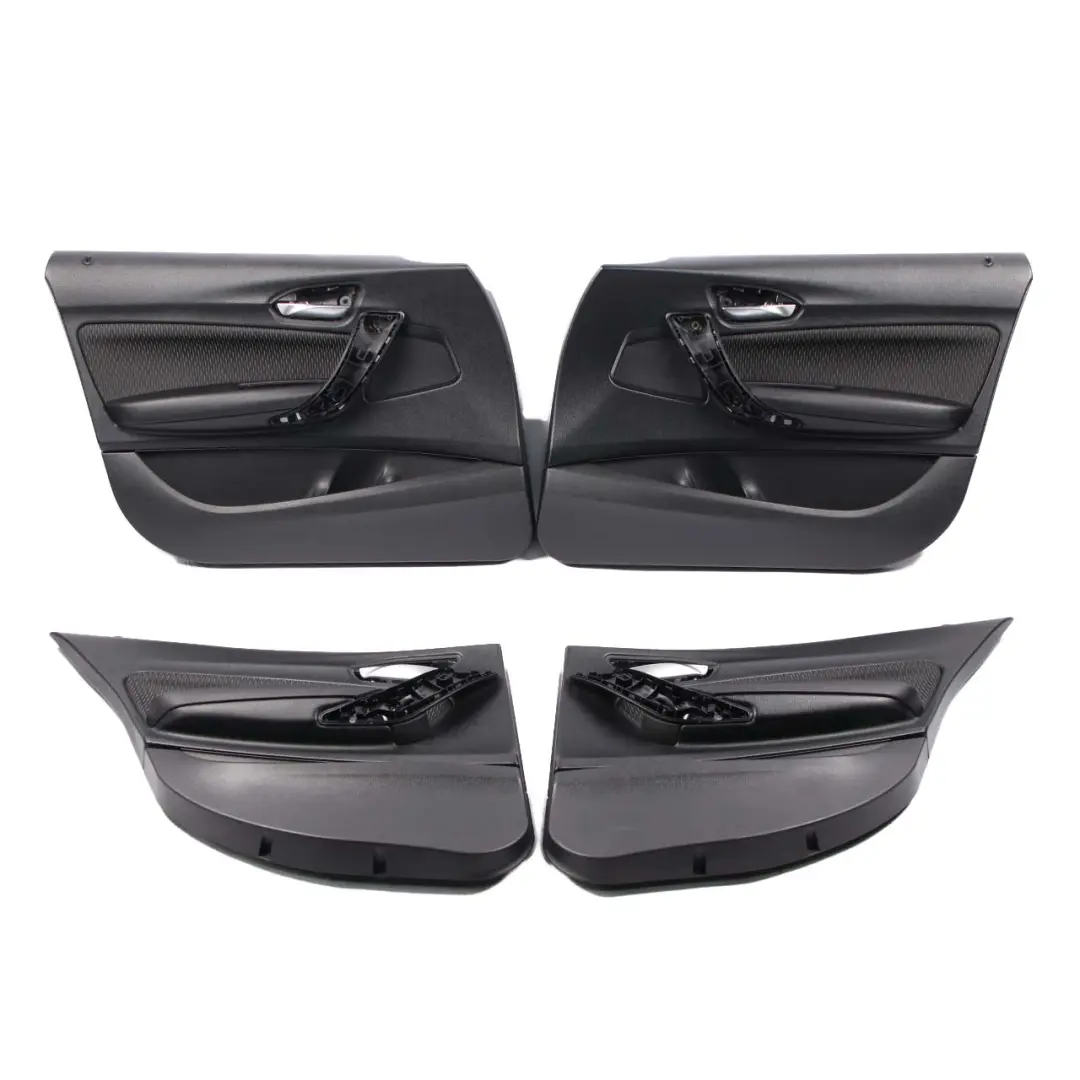Cloth Fabric Interior Seats Front Rear Black Move Anthracite Door Cards to BMW F20 with Part number F20 Cloth Seats BMW F20 Cloth Fabric Interior Seats Front Rear Black Move Anthracite Door Cards - SKU F20 Cloth Seats - Part number F20 Cloth Seats