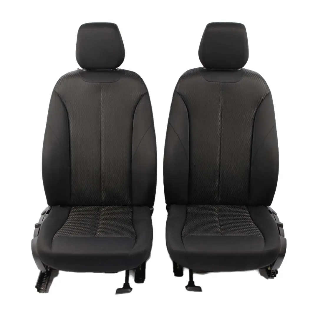Cloth Fabric Interior Seats Front Rear Black Move Anthracite Door Cards to BMW F20 with Part number F20 Cloth Seats BMW F20 Cloth Fabric Interior Seats Front Rear Black Move Anthracite Door Cards - SKU F20 Cloth Seats - Part number F20 Cloth Seats