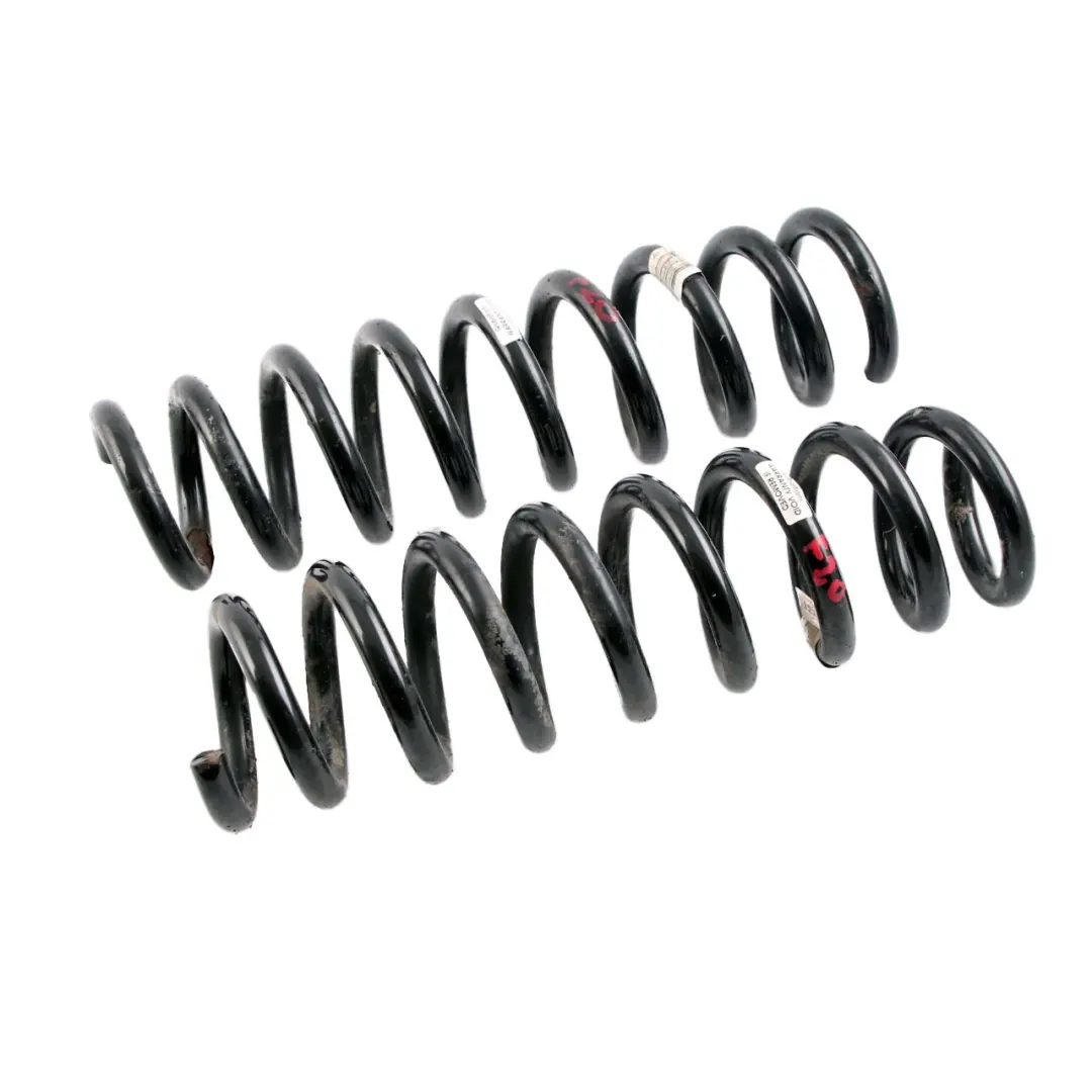 BMW 1 Series F20 Rear Axle Suspension Left Right Coil Spring Set EF N/O/S - SKU F20 EF Rear Coil Spring Set - Part number F20 EF