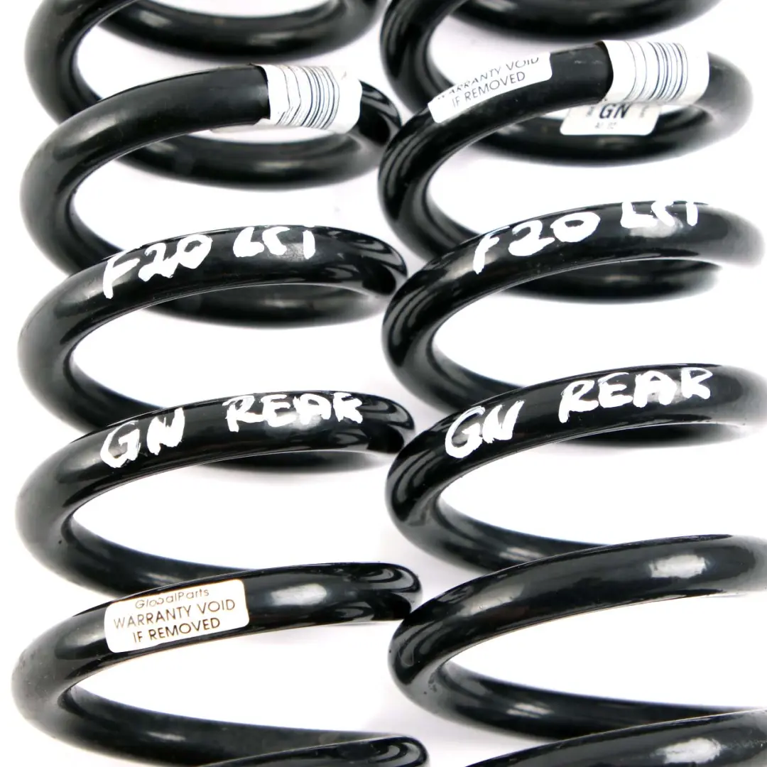 BMW F20 Spiralfedernsatz GN Hinterachse Aufhängung Links Rechts - SKU F20-GN-Rear-Coil-Spring-Set - Teilenummer F20 GN