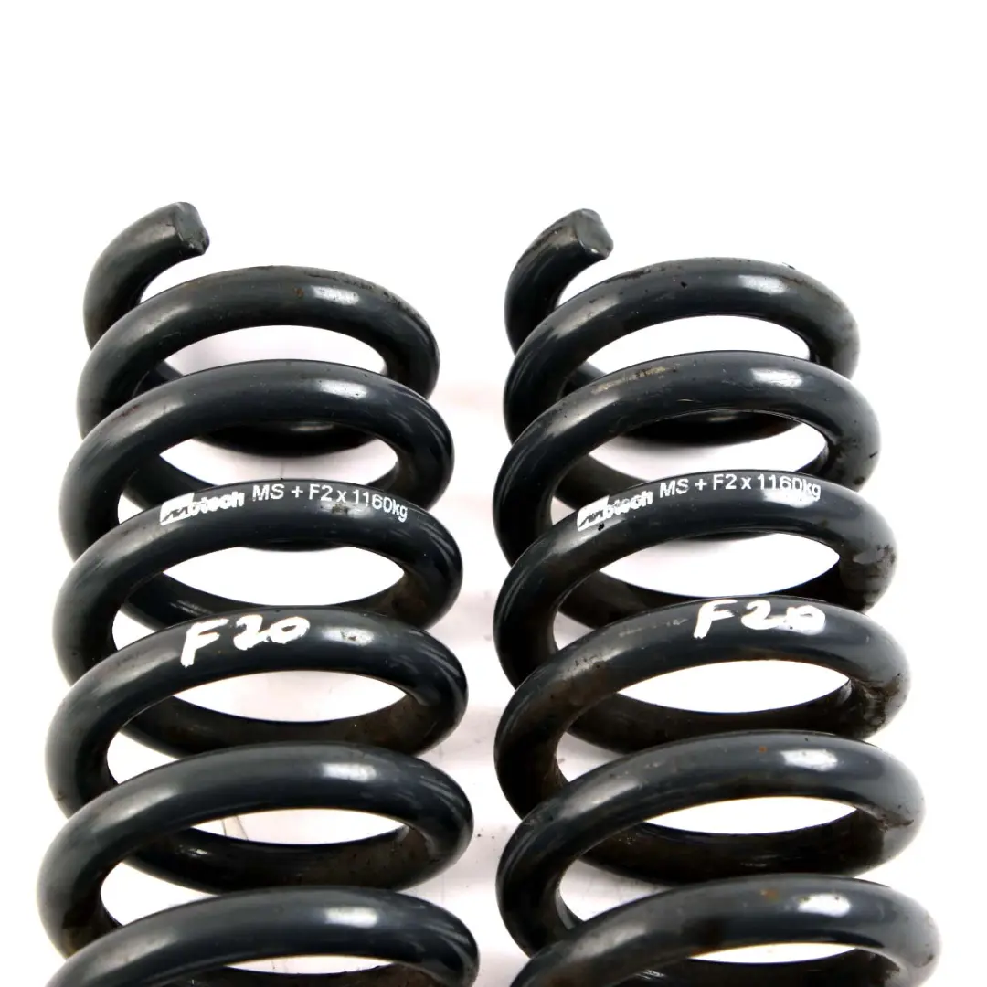 BMW Front Rear Left Right N/O/S Motech MS+F2 - SKU F20 M140i Coil Spring Set - Part number F20 M140i Coil Spring Set