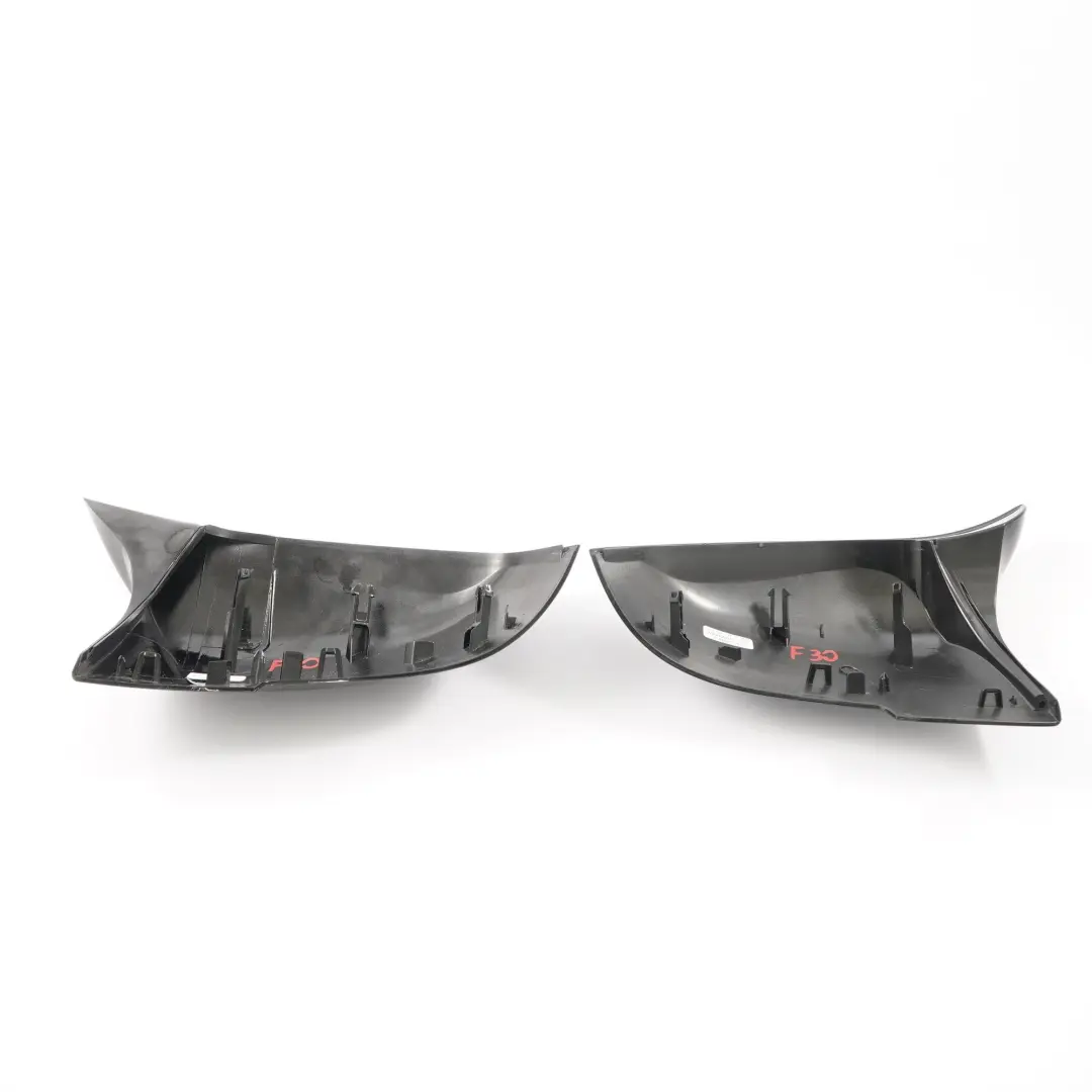  Wing Mirror Cover BMW F20 F30 F31 Left Right N/O/S Cap Casing Black Set - SKU F20-MIRROR-COVER-SET-1 - Part number F20 Mirror Cover Set