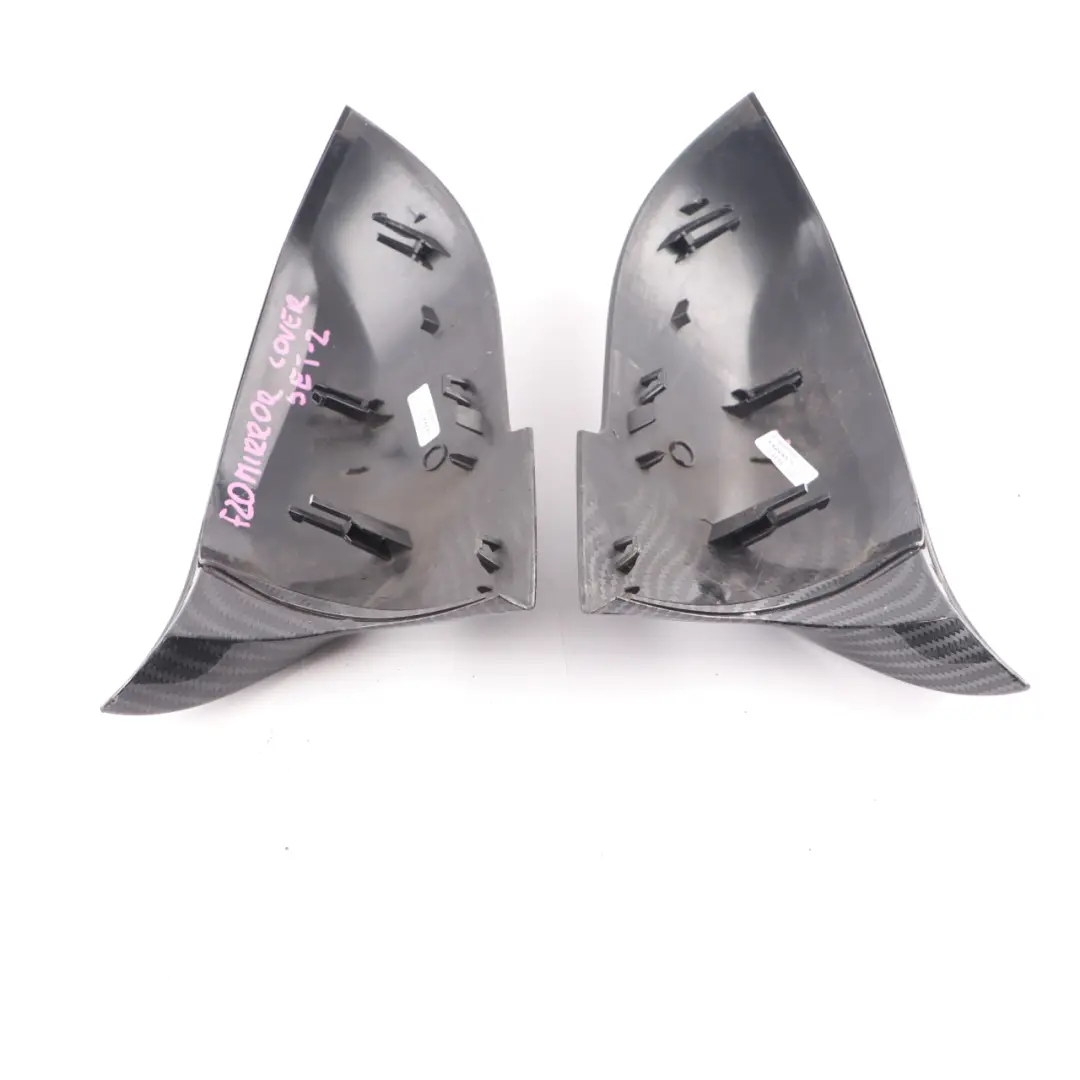 Wing Mirror Cover BMW F20 F30 F31 Left Right N/O/S Cap Casing Carbon Look Set to with Part number F20 Mirror Cover Set Wing Mirror Cover BMW F20 F30 F31 Left Right N/O/S Cap Casing Carbon Look Set - SKU F20 Mirror Cover Set-2 - Part number F20 Mirror Cover Set