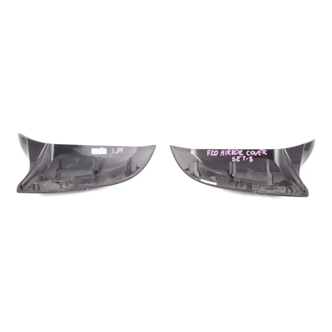  Wing Mirror Cover BMW F20 F30 F31 Left Right N/O/S Cap Casing Black Set - SKU F20 Mirror Cover Set-3 - Part number F20 Mirror Cover Set