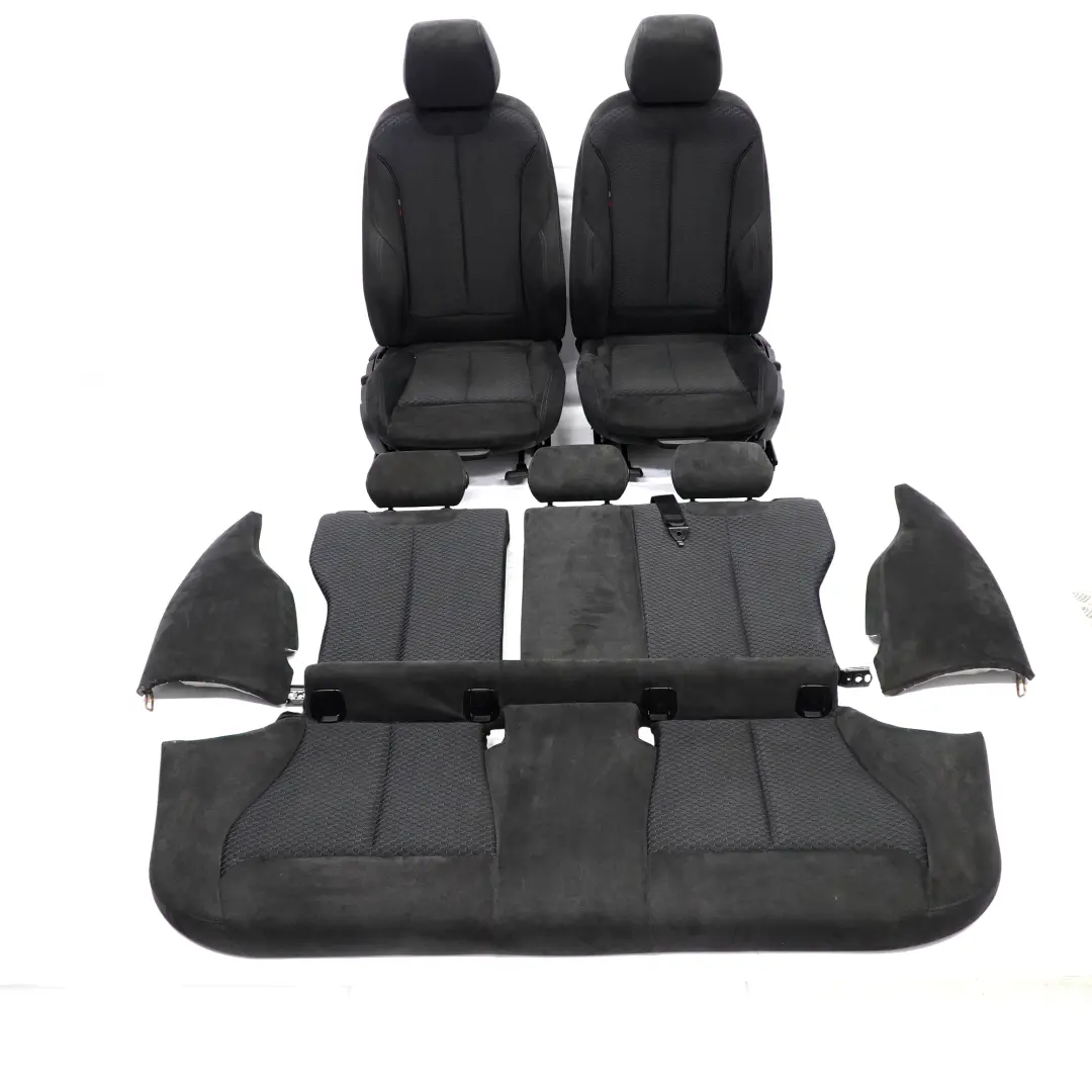 BMW M Sport Cloth Fabric Hexagon Alcantara Interior Seats Seat - SKU F20 Sport Alcantara Seats - Part number F20