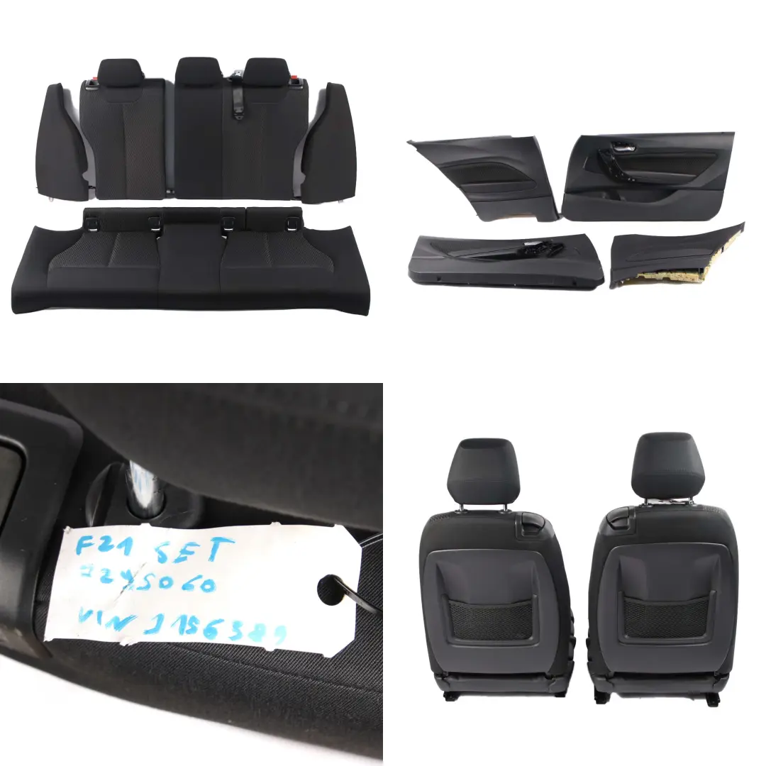  *BMW 1 er F21 LCI Stoff Innensitze Sitze innen vorne hinten - SKU F21 Cloth Interior Seats - Teilenummer  7295060
