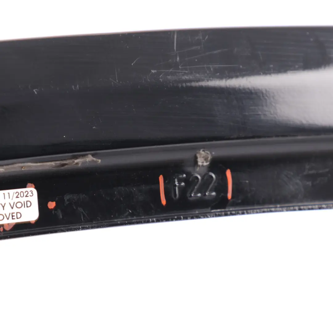Boot Trunk Lid Spoiler Panel Lip Trim Black to BMW F22 Rear Tailgate with Part number F22 Black Spoiler BMW F22 Rear Tailgate Boot Trunk Lid Spoiler Panel Lip Trim Black - SKU F22 Black Spoiler - Part number F22 Black Spoiler
