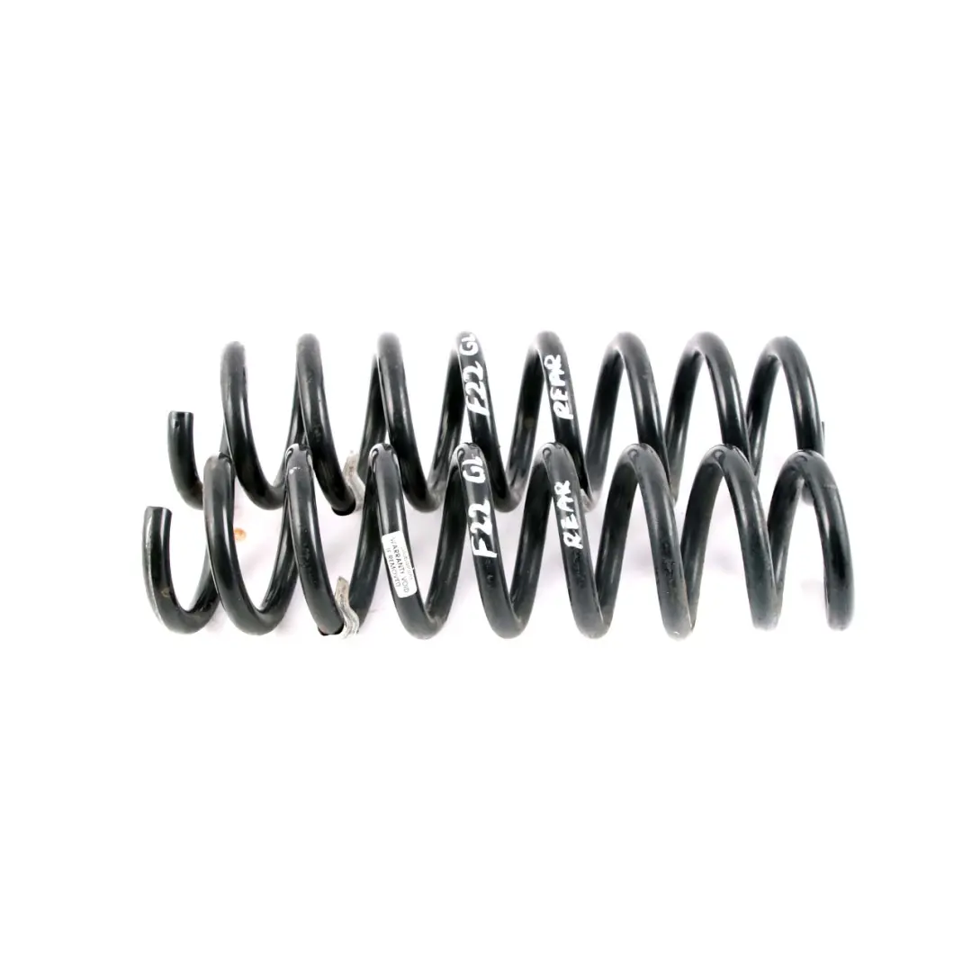 BMW F22 Coil Spring GL Rear Axle Suspension Left Right N/O/S Set - SKU F22 GL Rear Coil Spring Set - Part number F22 GL Rear Coil Spring Set