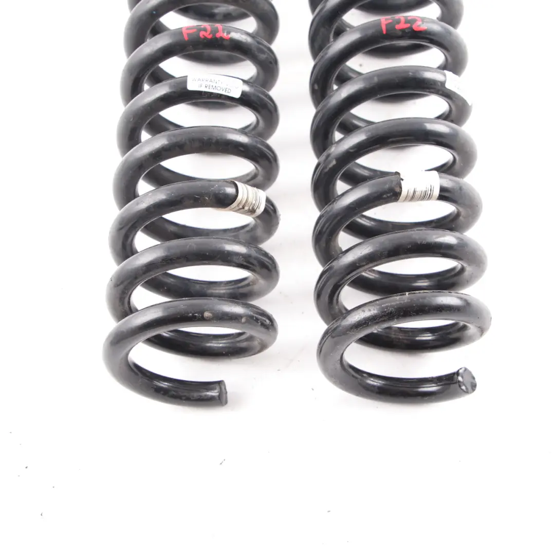 Coil Spring MC Rear Axle Suspension Coil Springs Left Right N/O/S Set to BMW F22 with Part number F22 MC Rear Coil Spring Set BMW F22 Coil Spring MC Rear Axle Suspension Coil Springs Left Right N/O/S Set - SKU F22 MC Rear Coil Spring Set - Part number F22 MC Rear Coil Spring Set