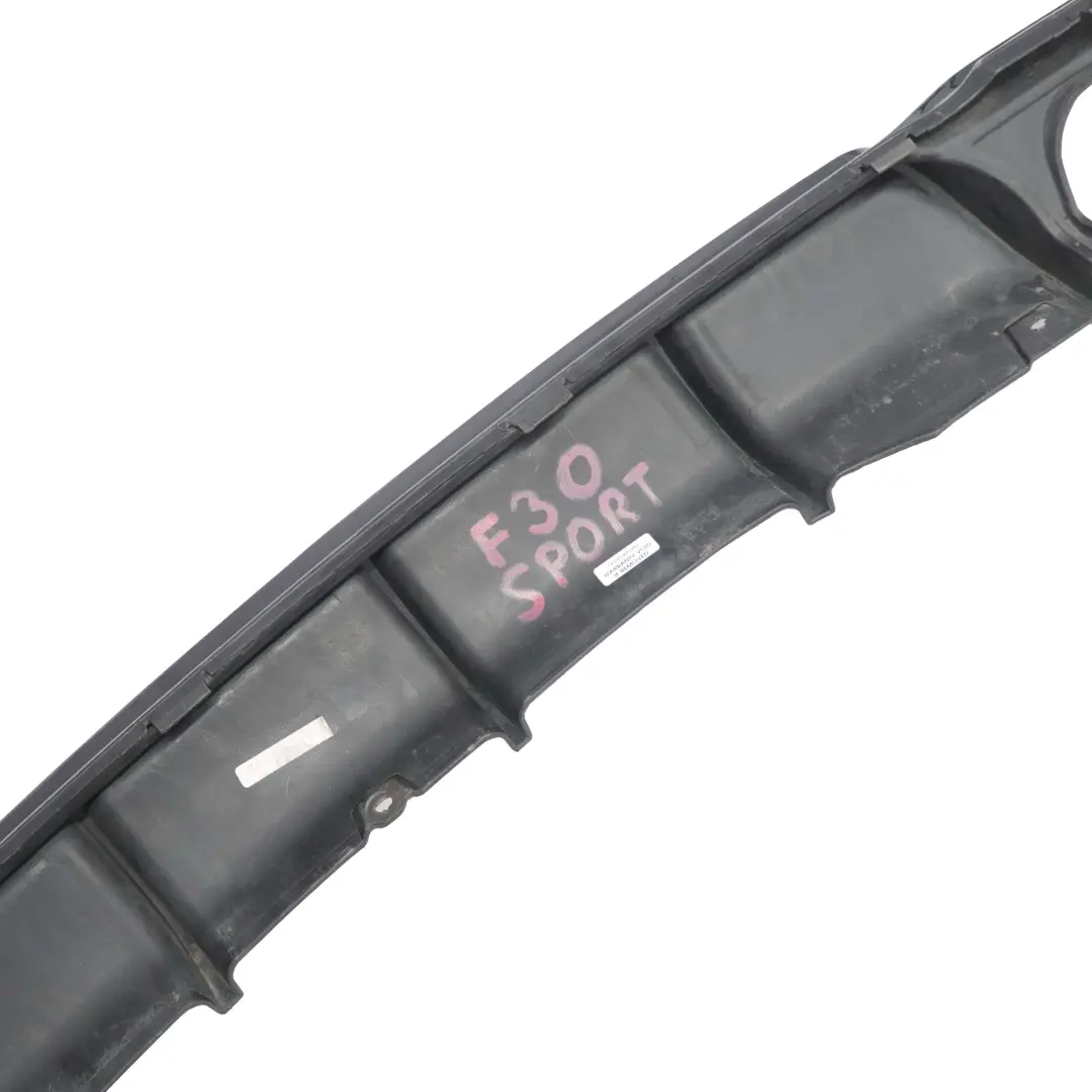 Heckdiffusor Auspuffblende Doppelrohre Glanz Schwarz für BMW F30 M Sport Performance mit Teilenummer F30 Diffuser BMW F30 M Sport Performance Heckdiffusor Auspuffblende Doppelrohre Glanz Schwarz - SKU F30 Diffuser - Teilenummer F30 Diffuser