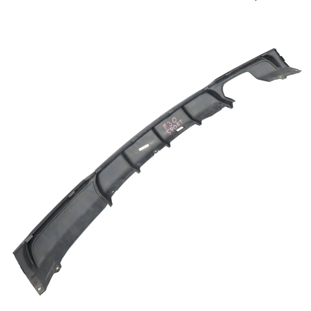 BMW F30 M Sport Performance Heckdiffusor Auspuffblende Doppelrohre Glanz Schwarz - SKU F30 Diffuser - Teilenummer F30 Diffuser