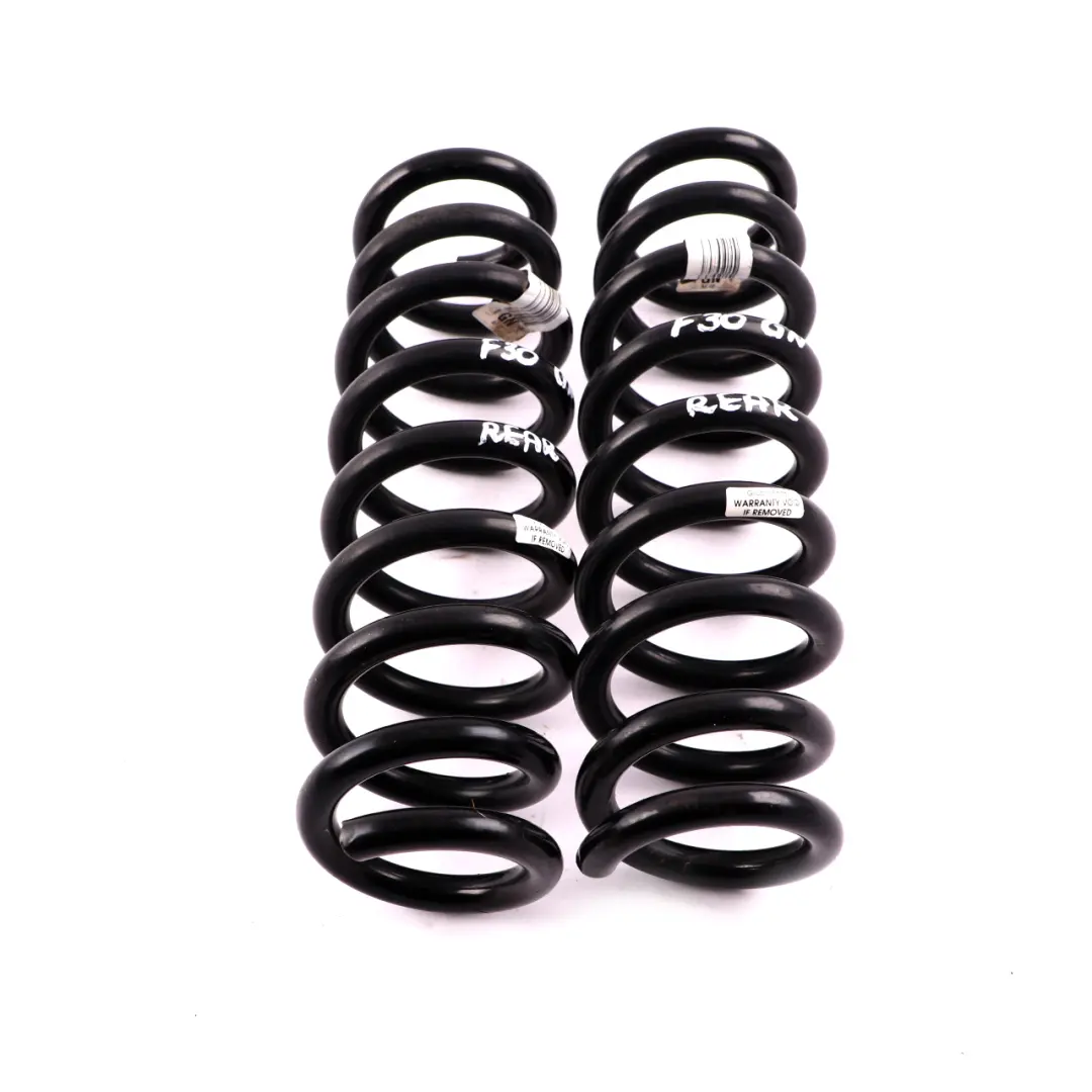Hinterachsaufhängung Links Rechts Schraubenfeder Satz GN BMW F30 - SKU F30 GN Rear Coil Spring Set - Teilenummer F30 GN