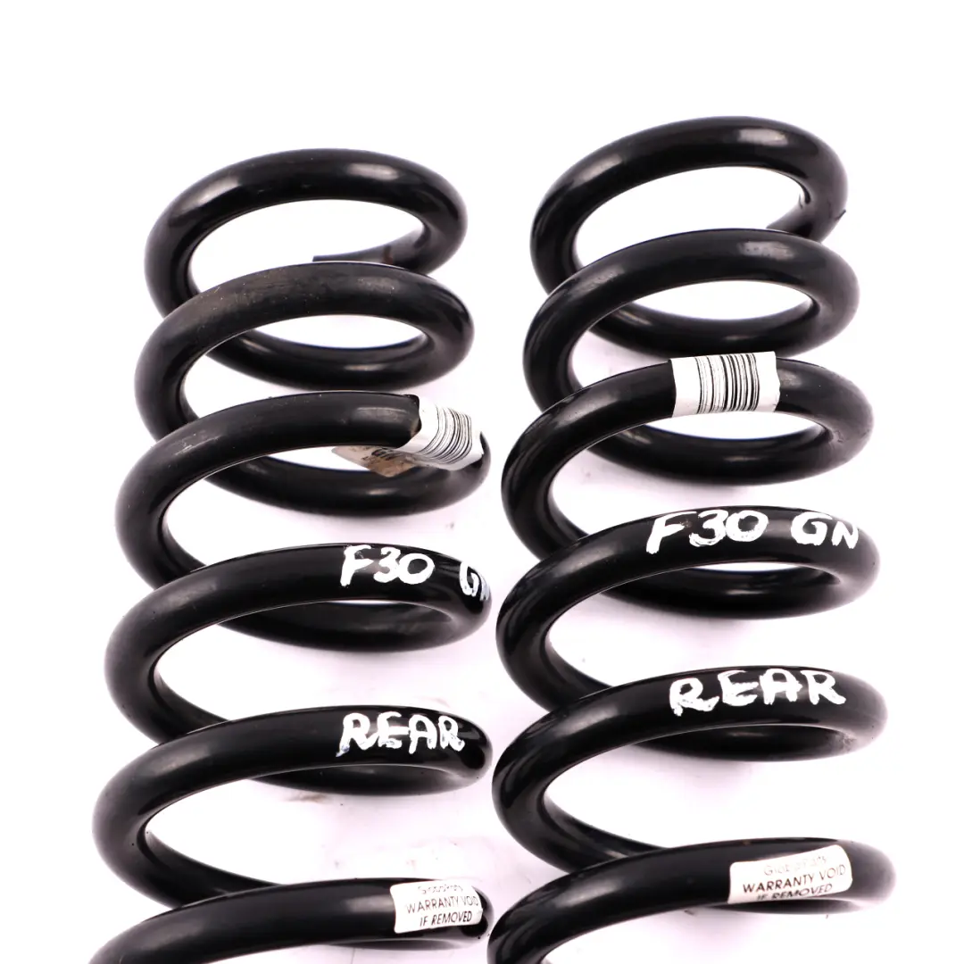 Hinterachsaufhängung Links Rechts Schraubenfeder Satz GN BMW F30 - SKU F30 GN Rear Coil Spring Set - Teilenummer F30 GN
