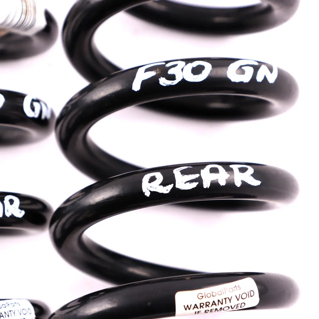 Sospensione asse posteriore sinistra destra Set molle elicoidali GN per BMW F30 con numero di parte F30 GN BMW F30 Sospensione asse posteriore sinistra destra Set molle elicoidali GN - SKU F30 GN Rear Coil Spring Set - Numero di parte F30 GN