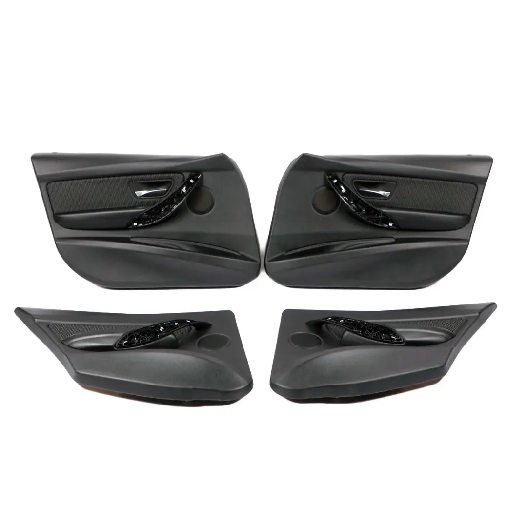 BMW F30 LCI Cloth Fabric Interior Seats Front Rear Seat Black Move Anthracite - SKU F30 Set Cloth Seats Move (BDAT) - Part number 7295060