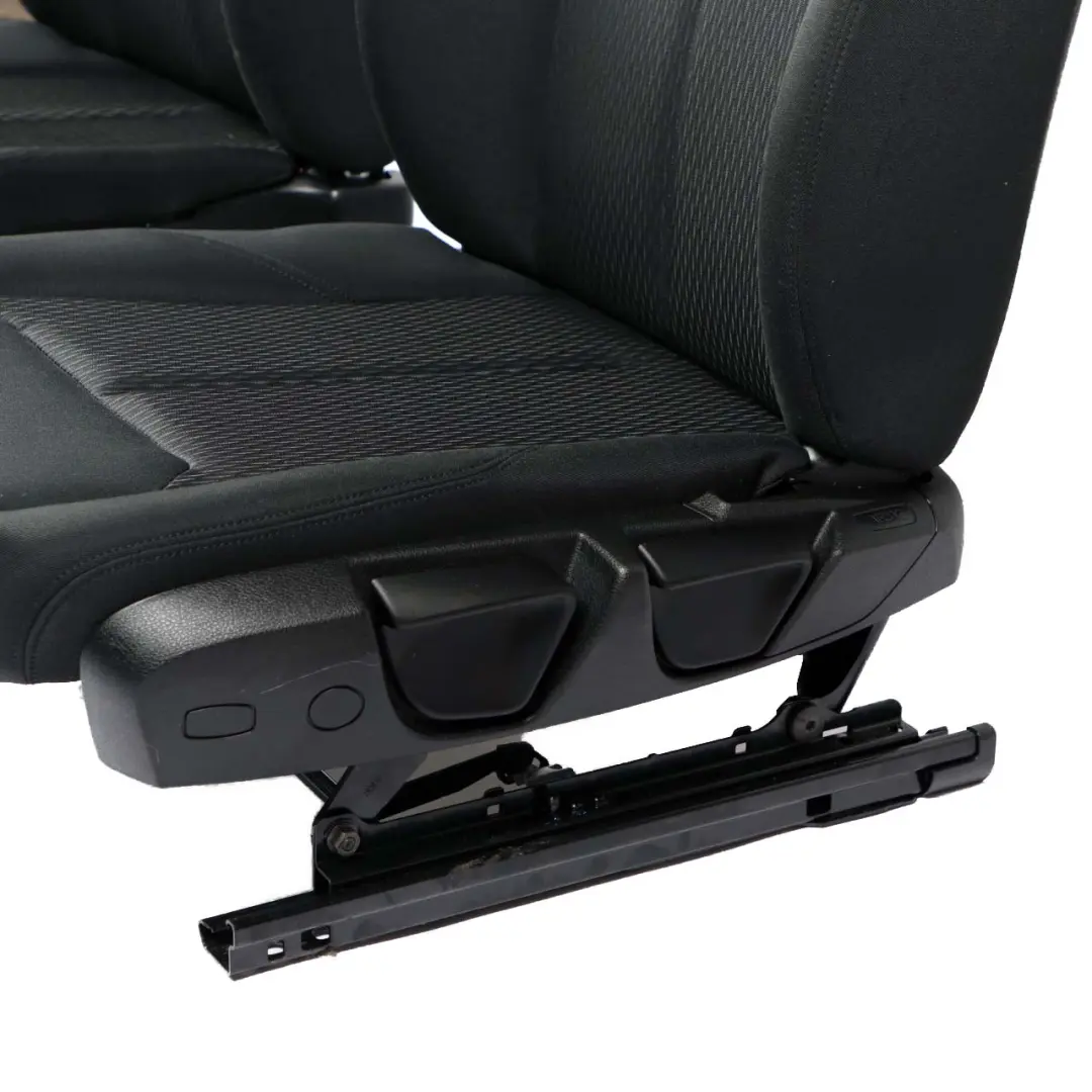 BMW F30 LCI Cloth Fabric Interior Seats Front Rear Seat Black Move Anthracite - SKU F30 Set Cloth Seats Move (BDAT) - Part number 7295060