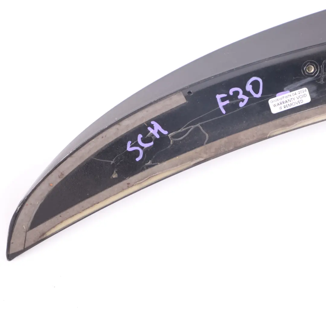 BMW F30 Spojler Spoiler Osłona Tylnej Klapy Tył Czarny - SKU F30-Spoiler-2 - Numer Części F30 Spoiler
