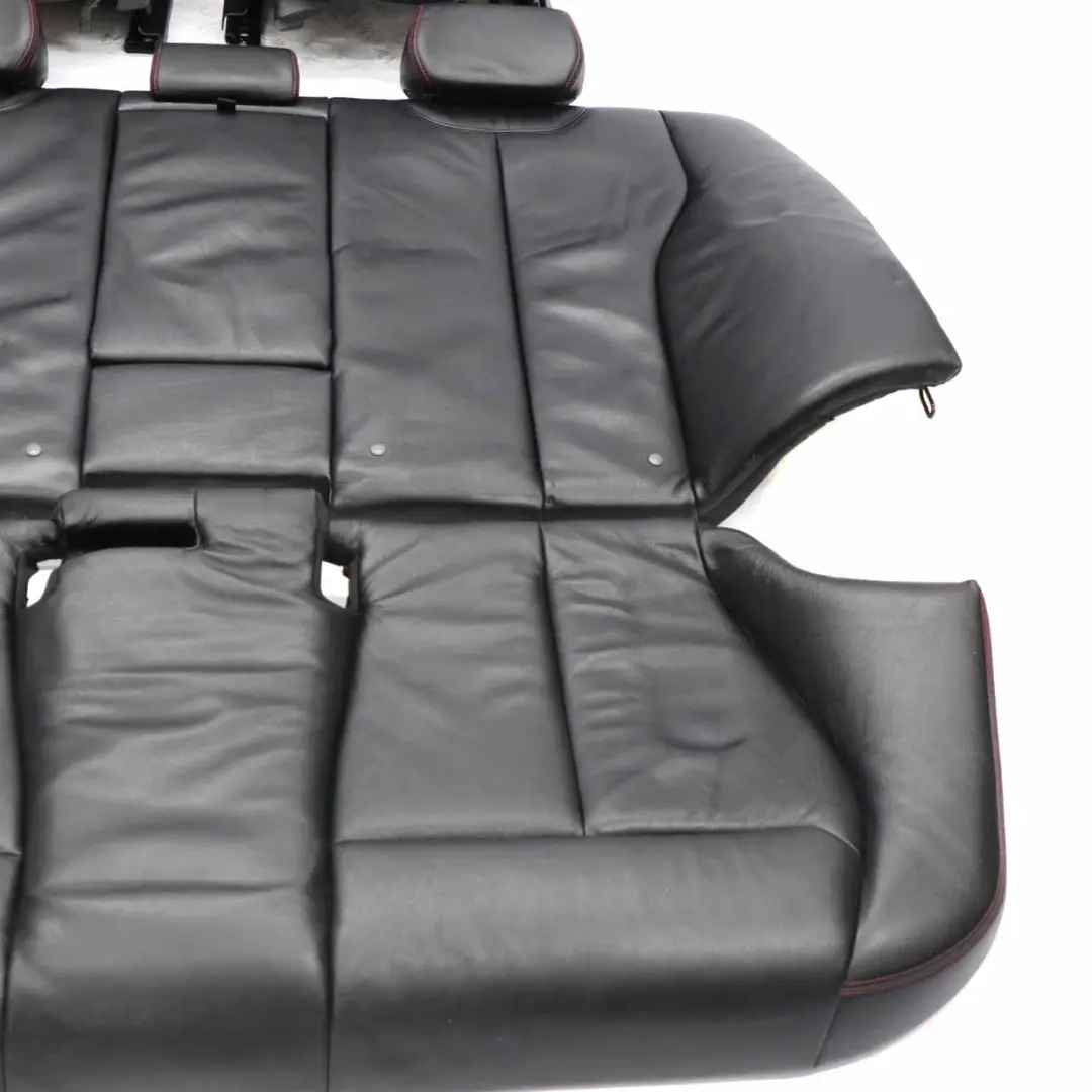 BMW F30 Asientos M Sport Negro Cuero Dakota Acento Rojo Interior Set Seat - SKU F30 Sport Black Leather Seats LCL3 - Número de pieza F30 Sport Black Leather Seats Red
