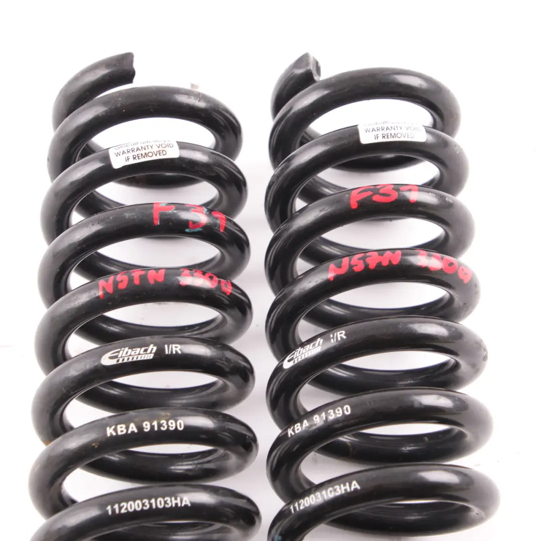  Coil Spring Set BMW F31 Sport Eibach D/T KBA 91390 Rear N/O/S Coil Suspension - SKU KBA91390 - Part number F31 Sport Eibach KBA 91390