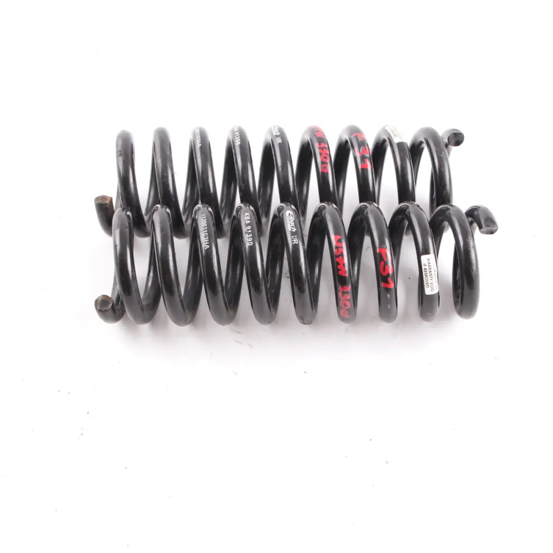  Coil Spring Set BMW F31 Sport Eibach D/T KBA 91390 Rear N/O/S Coil Suspension - SKU KBA91390 - Part number F31 Sport Eibach KBA 91390